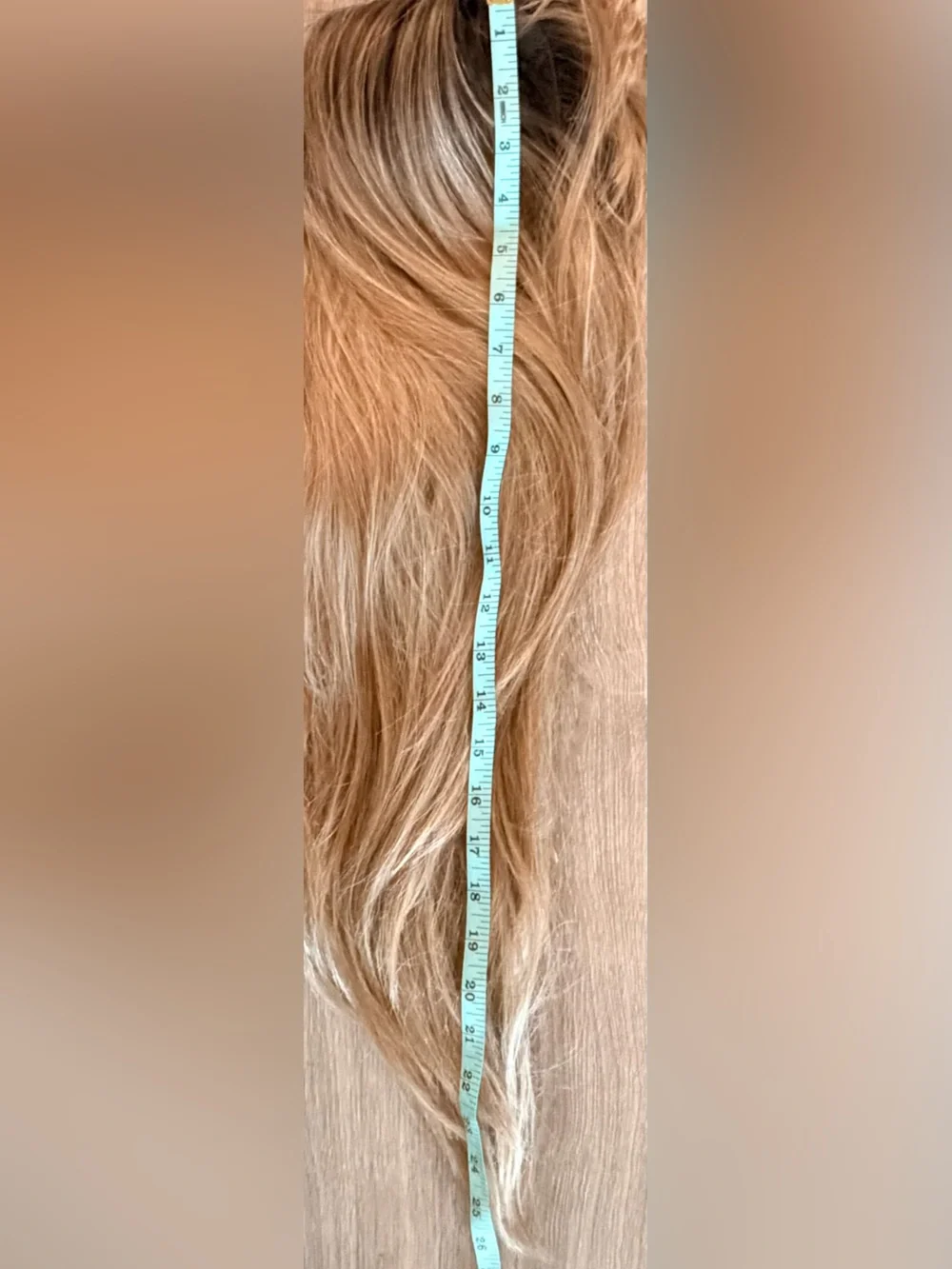 Women’s Natural Straight Long Synthetic Wig with Bangs - Blonde